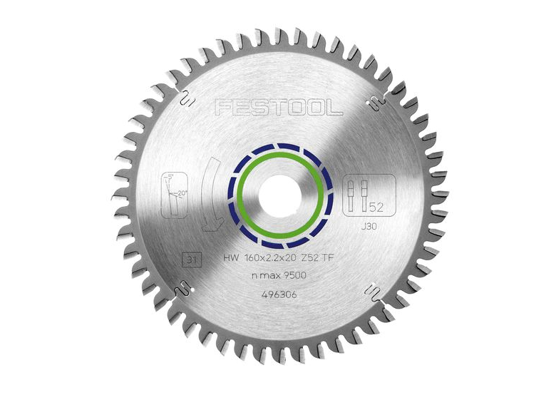 Aluminiumscheib Festool HW 160 x 2,2 x 20 mm TF52