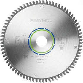 Sägeblatt Festool HW 230x2,5x30 TF76