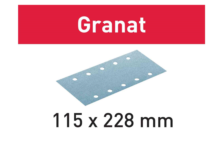 Schleifstreifen Rubin 2, 50 St. Festool STF 115X228 P 40 GR50X