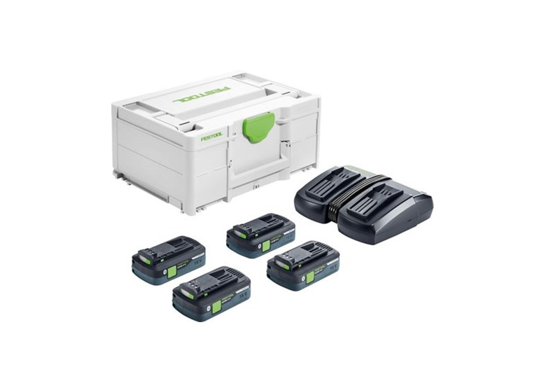 Starter-Set Festool SYS 18V 4x4,0/TCL 6 DUO