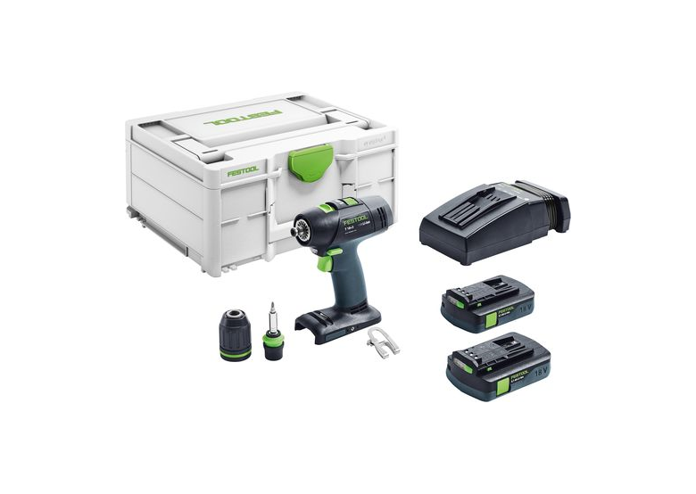 Akku-Bohrschrauber Festool T 18+3 C3,1-Plus