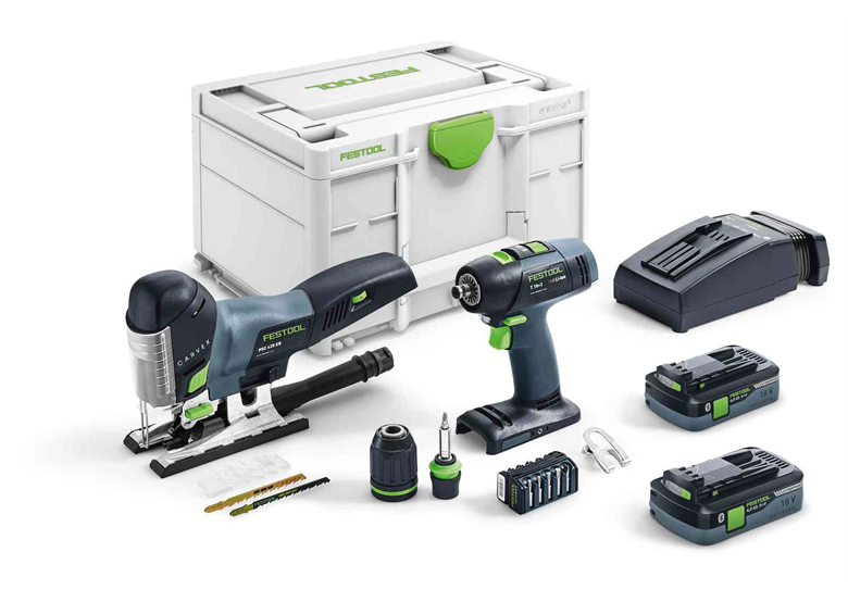 Werkzeugset 18V Festool T 18+3/PSC 420 HPC I-Set 2x4.0Ah