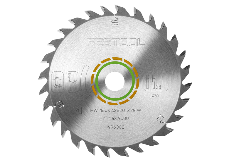 Universal-Sägeblatt 160x2,2x20 Festool W28