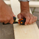Universalmesser mit integriertem Schärfer und Feile (grün) Fiskars 1023619