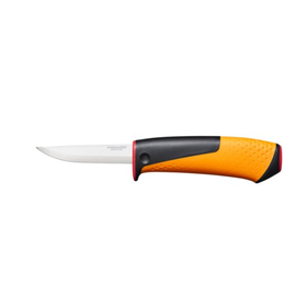 Handwerkermesser mit integriertem Schärfer (rot) Fiskars 1023620