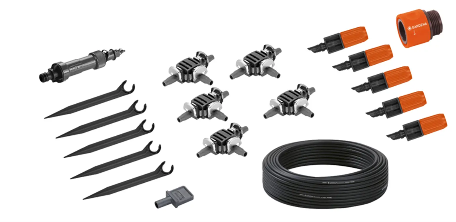 Micro-Drip-System Aktion Start Set Pflanztöpfe S Gardena 13000-20