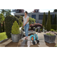 Wagen mit 1/2" 20m Schlauch und Sprinkler Gardena CleverRoll S