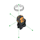 Punkt-Kreuz-Laser Geo-Fennel CrossPointer5 GREEN SP