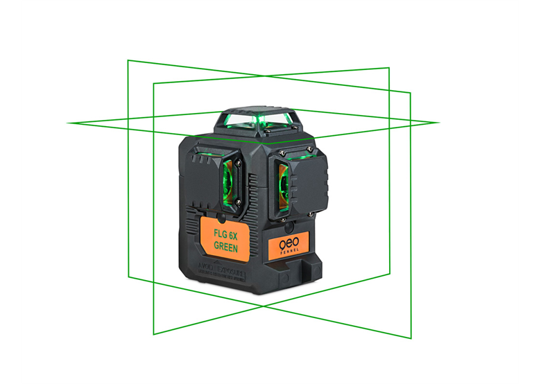 Multi-Linienlaser 3x360° grün  Geo-Fennel FLG 6X-GREEN