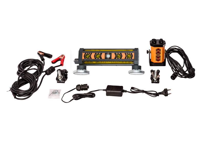 Rot- und Grünlicht-Detektor mit Repeater für Baumaschinen Geo-Fennel FMR 700-M/C SET