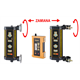 Drahtloser Rot- und Grünlichtdetektor mit Repeater für Baumaschinen Geo-Fennel FMR 800-M/C SET