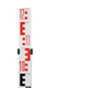 Teleskop-Nivellierlatte, 5m Geo-Fennel TN 15