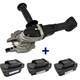 Bewehrungsschneider mit Adaptern für Akkus von Bosch, DeWalt, Milwaukee und Makita Glob TOOLS DC1030