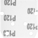 Schleifpapier 140x140x80mm, K120, 5Stk. Graphite 54H013