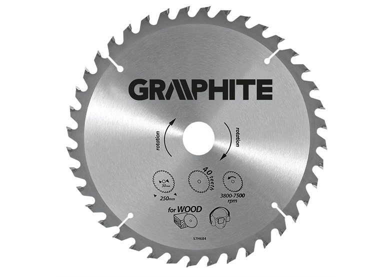 Circular saw blade 185mm Graphite 55H600