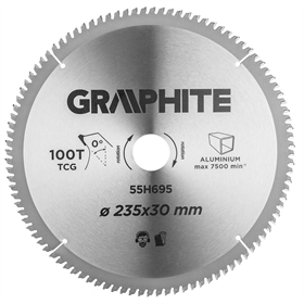Scheibe für Aluminium 235x30mm Graphite 55H695