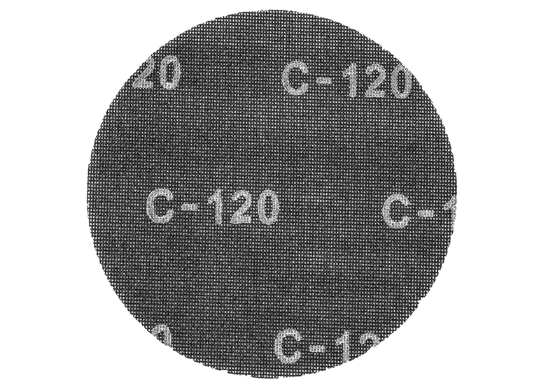 Schleifscheibe mit Klettverschluss, 225 mm, K120, für 59G260, 10 Stück Graphite 55H745
