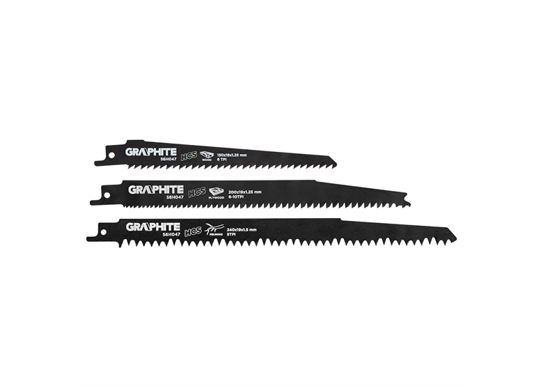 Bajonett-Sägeblätter Graphite 56H047
