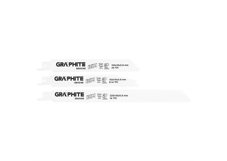 Bajonett-Sägeblätter Graphite 56H048
