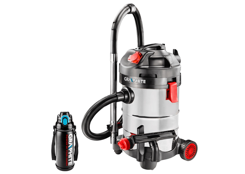 Industriestaubsauger 1500 W + Thermosflasche Graphite 59G607