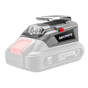 USB-Ladegerät - LED-Taschenlampe Graphite Energy+ 58G025