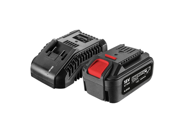 Starterset 18V: 1x4,0Ah Akku + Ladegerät Graphite Energy+ 58GE132