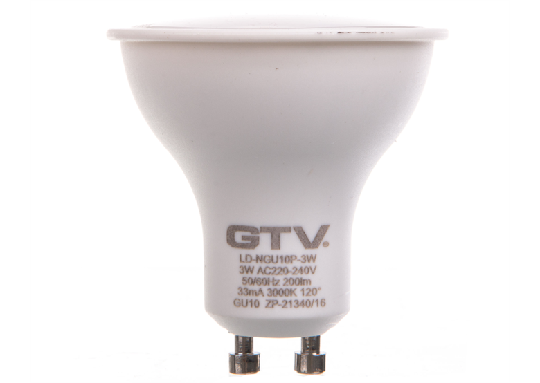 LED-Leuchtmittel GTV LD-NGU10P-3W