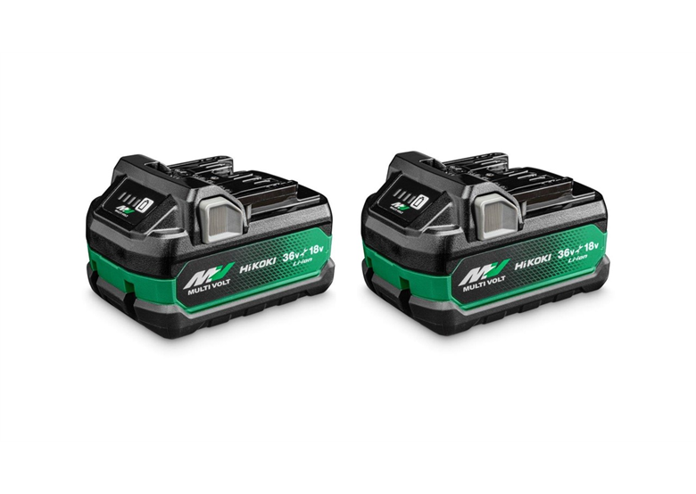 Zwei MultiVolt-Batterien 36/18V, 2.5/5.0Ah Hikoki BSL36A18X x 2