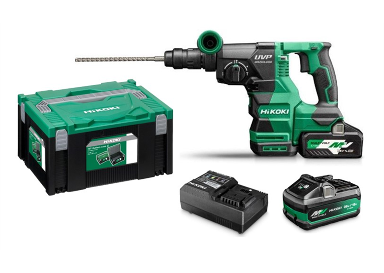 Bohrhammer Hikoki DH3628DA WRZ 2x2,5Ah HIT-SYSTEM HSC3