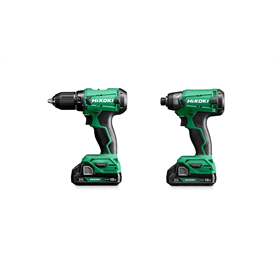 Werkzeugset 18V Hikoki KC18DAWCZ 2x2.0Ah