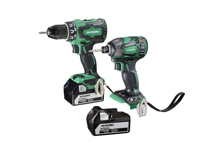 Werkzeugset 18V Hikoki KC18DBDL WDZ 2x5.0Ah