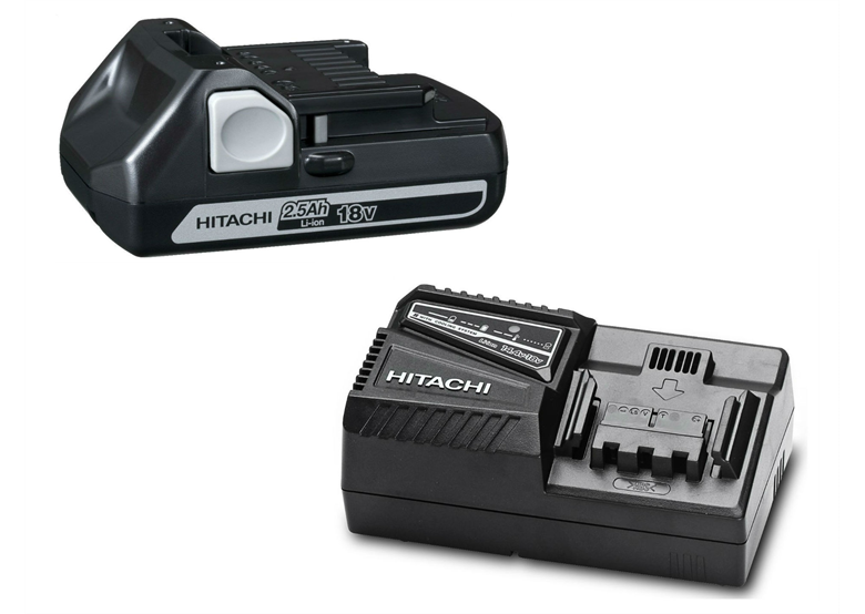Akku 18V 2,5Ah + Ladegerät Hitachi UC18YFSL WB