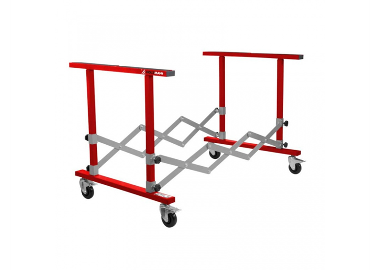 Klapptisch, mobiles Gestell Holzmann KB100TWIN