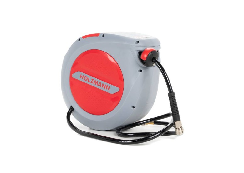 Pneumatikschlauch, Haspel 15m + 1,5m Holzmann LSR15AIR