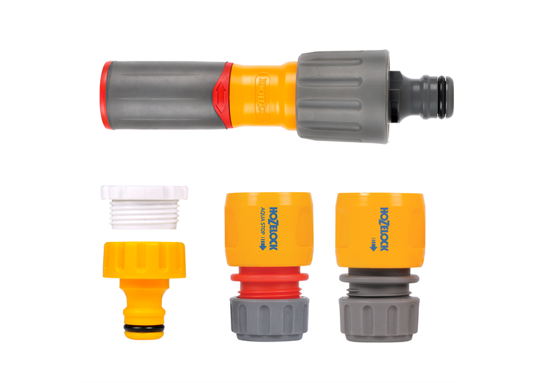 Set mit geradem Sprinkler, 3 Funktionen, 1/2" - 5/8" 5-tlg. Hozelock 2355