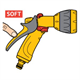 Pistolensprenger Multi Spray Plus 6-Funktionen Hozelock 2684