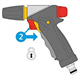 Pistolensprenger gerade 3-Funktionen Jet Spray Ultramax Hozelock 2696