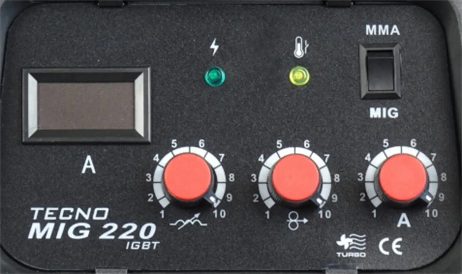 Inverter halbautomatische Schweißgerät Ideal TECNO MIG 220 MMA DIGITAL