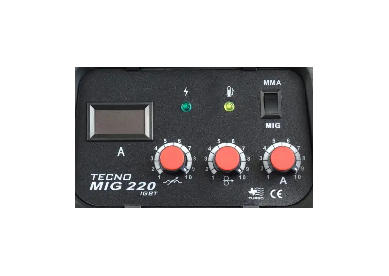 Inverter halbautomatische Schweißgerät Ideal TECNO MIG 220 MMA DIGITAL