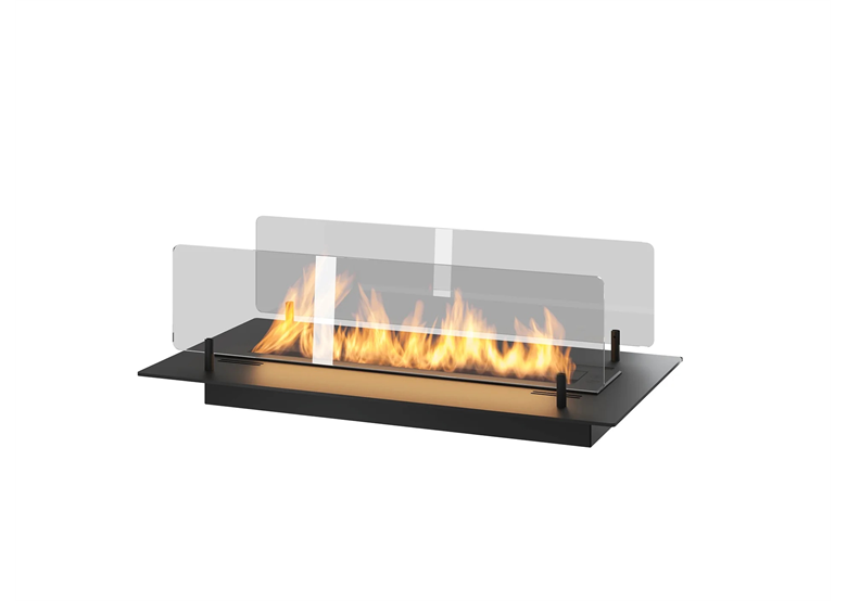 Eingebauter Bio-Kamin Infire INSERT BLACK 600