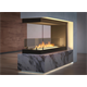 Eingebauter Bio-Kamin Infire INSIDE U 1000.2