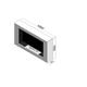 Eingebauter Bio-Kamin Infire MURALL 1000
