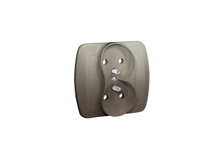 Doppelsteckdose Kontakt-Simon Simon Akord