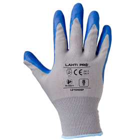 Latex-Handschuhe L210407P, 12 Paar, 7 Lahti Pro L210407W