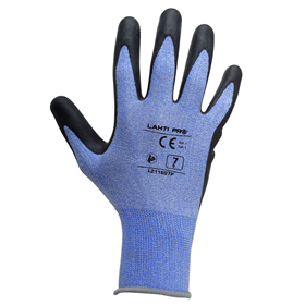 Latexhandschuhe schwarz und blau, 9 Lahti Pro L211609K