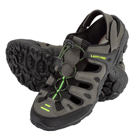 PU-Sandalen/khakifarbenes Gestrick 41 Lahti Pro L3060741