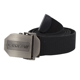 Hosengürtel aus schwarzem Gurtband, Universalgröße Lahti Pro L9020100