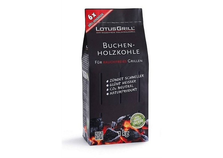 Holzkohle 1kg Lotus Grill LK-1000