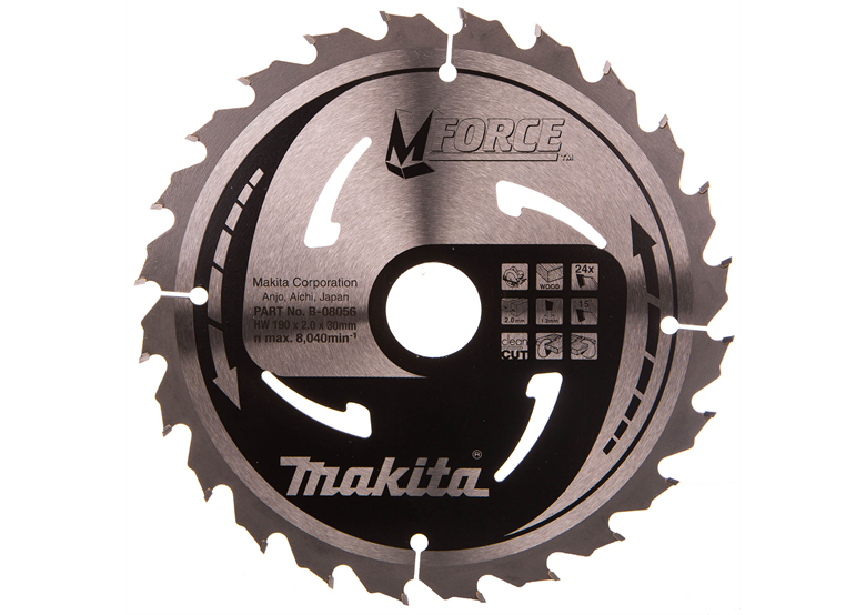 Kreissägeblatt 190x30mm T24 Makita B-08056