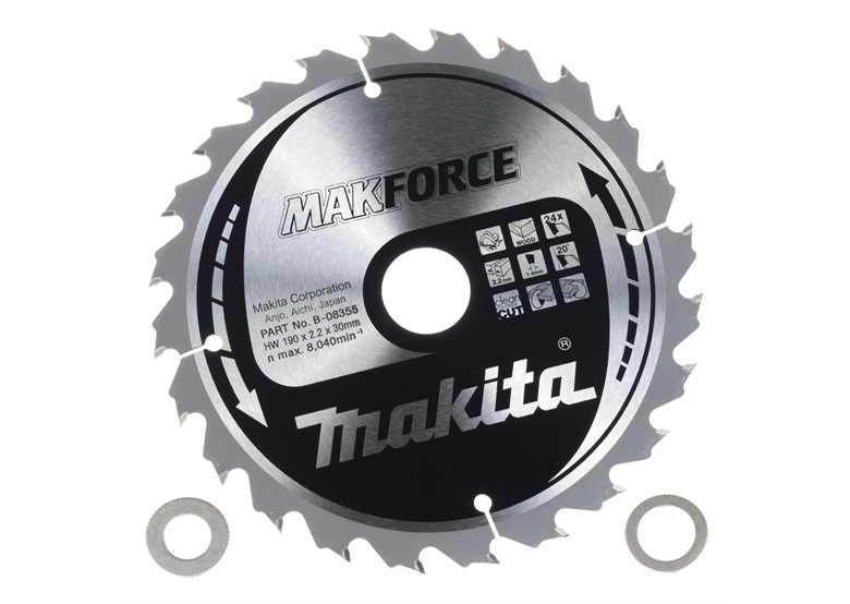 Kreissägeblatt Makforce 190x30mm T24 Makita B-08355
